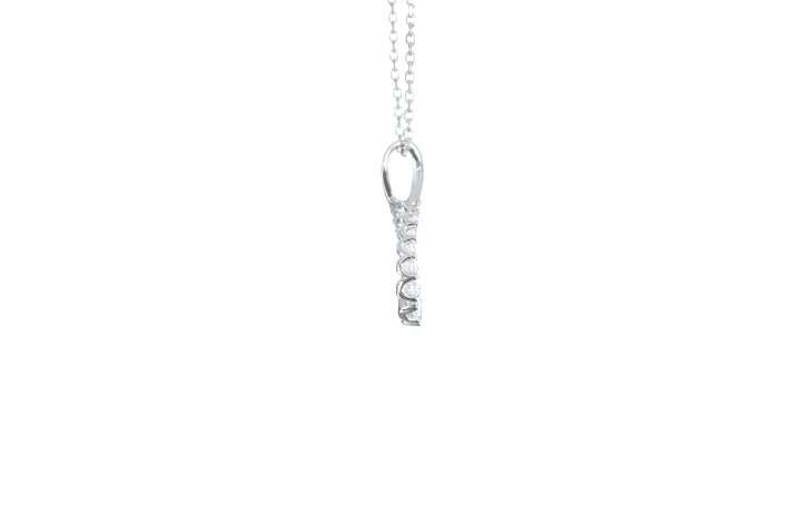 Pear Shaped Diamond Pendant