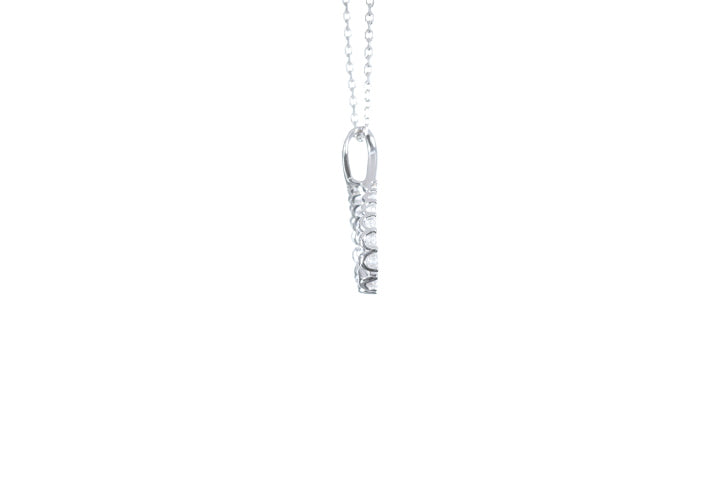 Pear Shaped Diamond Pendant