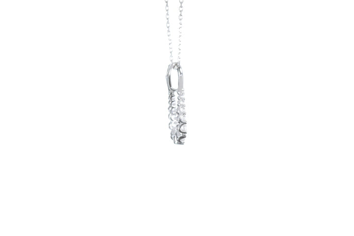Pear Shaped Diamond Pendant
