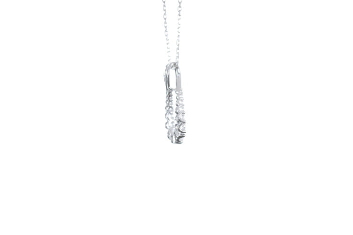 Pear Shaped Diamond Pendant