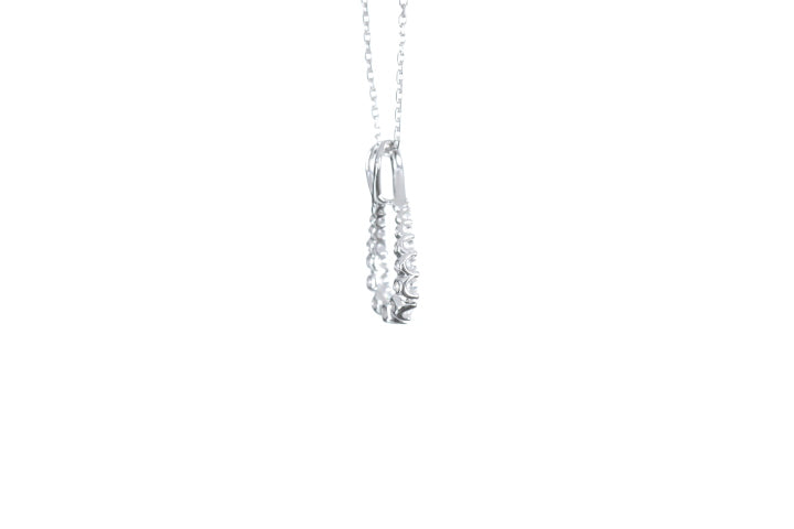 Pear Shaped Diamond Pendant