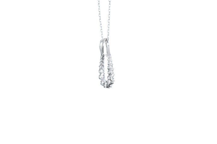 Pear Shaped Diamond Pendant