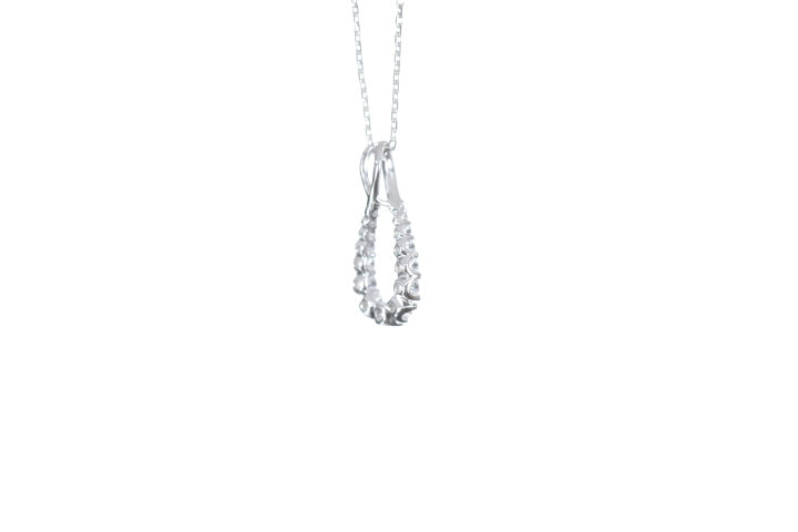 Pear Shaped Diamond Pendant