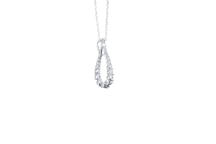 Pear Shaped Diamond Pendant
