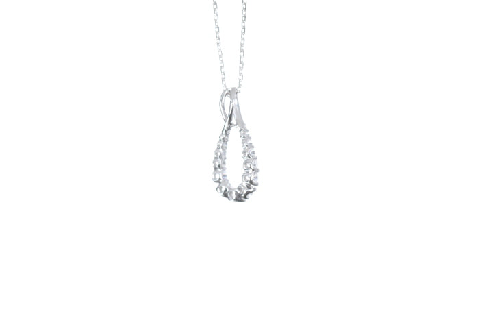 Pear Shaped Diamond Pendant