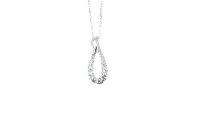 Pear Shaped Diamond Pendant