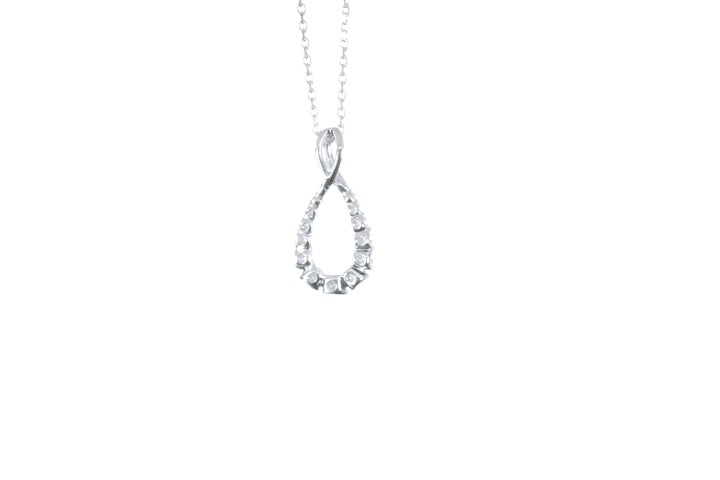 Pear Shaped Diamond Pendant