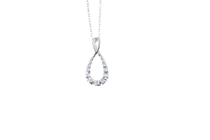 Pear Shaped Diamond Pendant