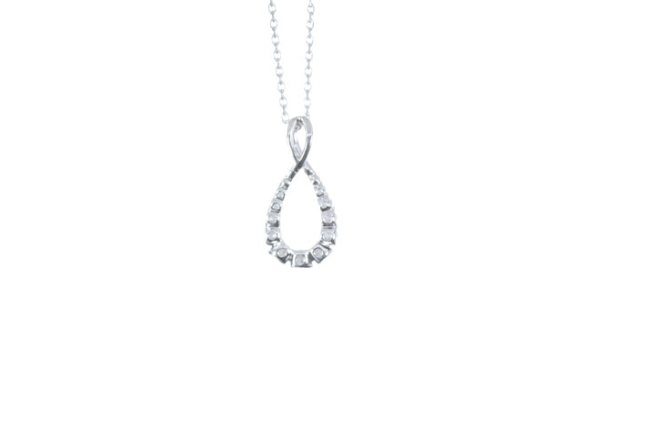 Pear Shaped Diamond Pendant