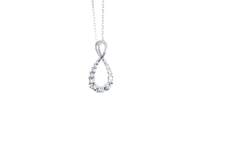 Pear Shaped Diamond Pendant