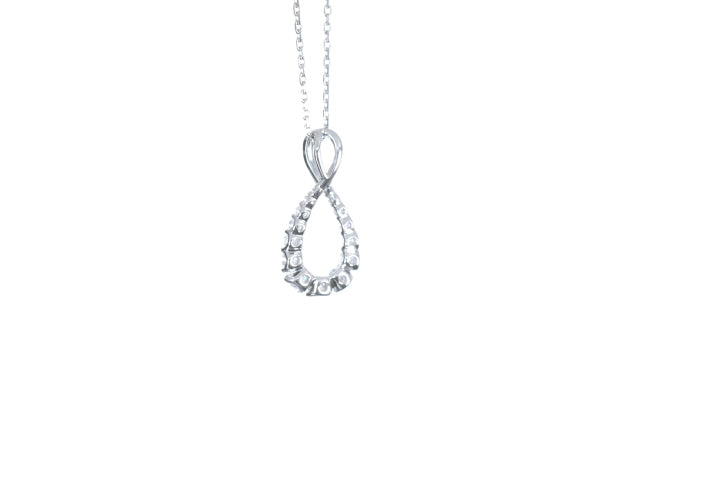 Pear Shaped Diamond Pendant