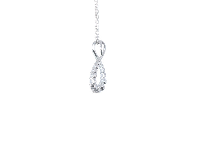 Pear Shaped Diamond Pendant