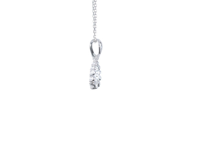 Pear Shaped Diamond Pendant