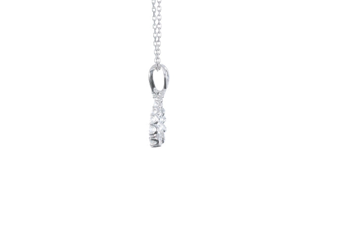 Pear Shaped Diamond Pendant