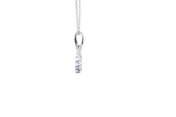Pear Shaped Diamond Pendant