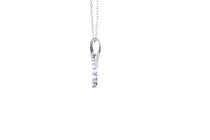 Pear Shaped Diamond Pendant