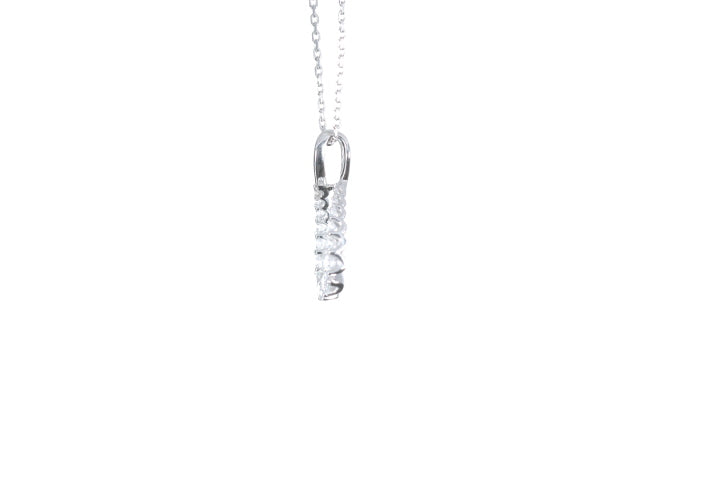 Pear Shaped Diamond Pendant