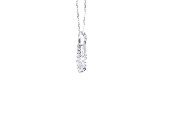 Pear Shaped Diamond Pendant