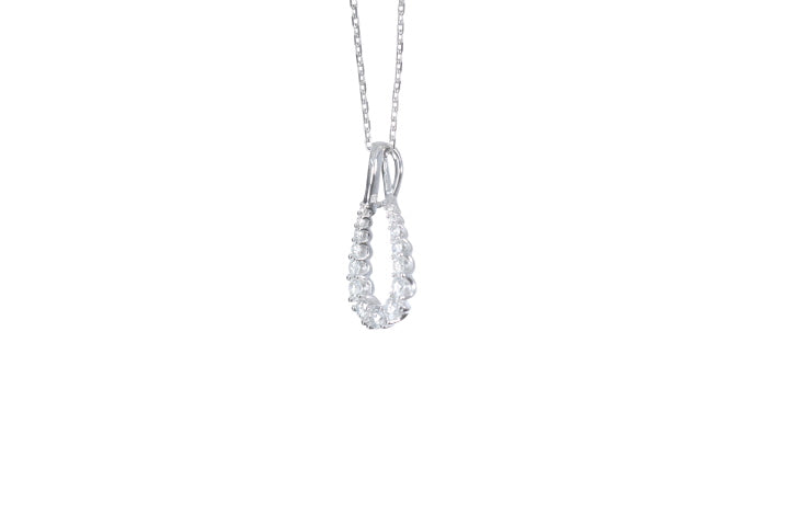 Pear Shaped Diamond Pendant