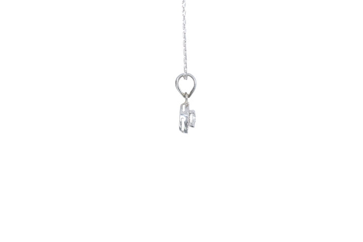Mini Diamond Halo Pendant