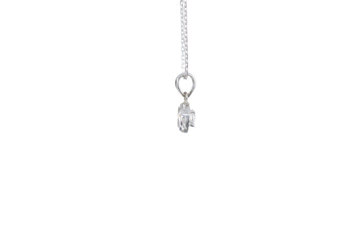 Mini Diamond Halo Pendant