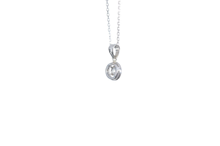 Mini Diamond Halo Pendant