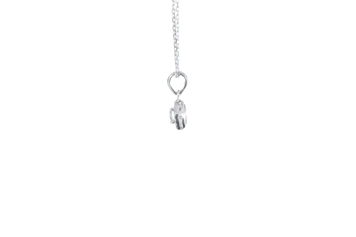 Mini Diamond Halo Pendant