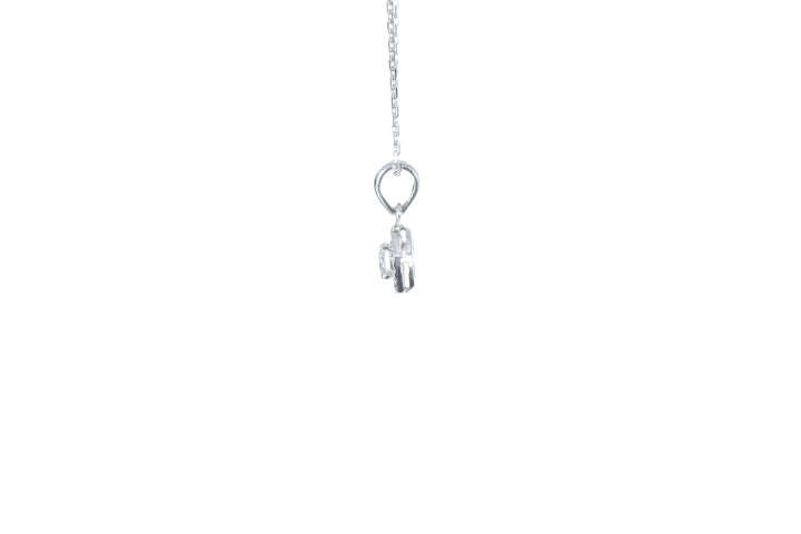 Mini Diamond Halo Pendant