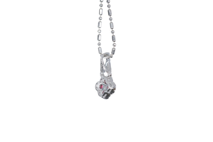 Mini Ruby and Diamond Pendant