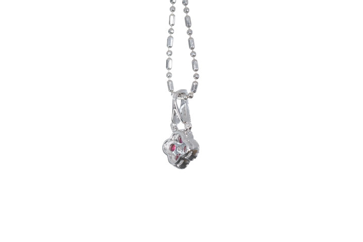 Mini Ruby and Diamond Pendant