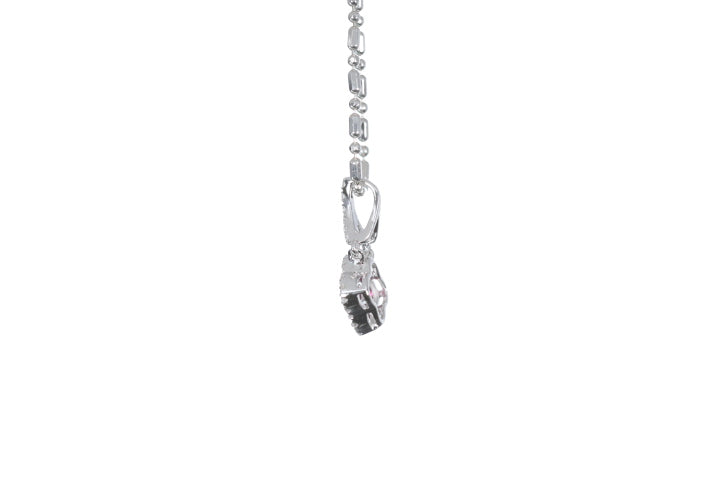 Mini Ruby and Diamond Pendant