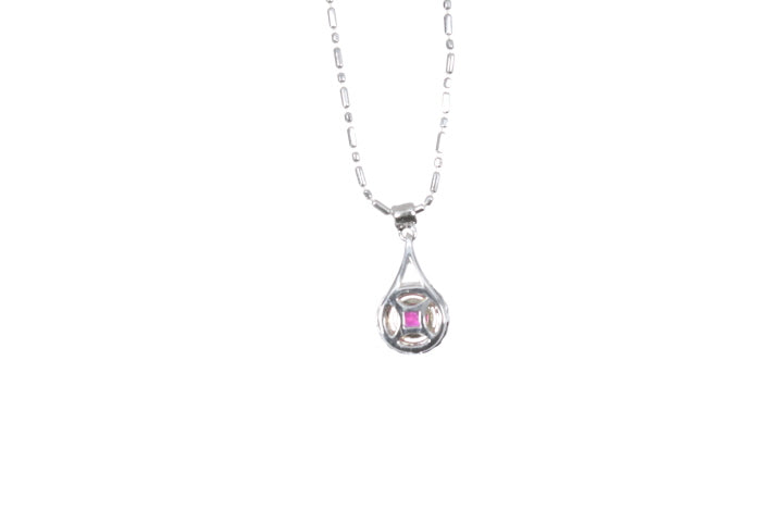 Mini Ruby and Diamond Pendant