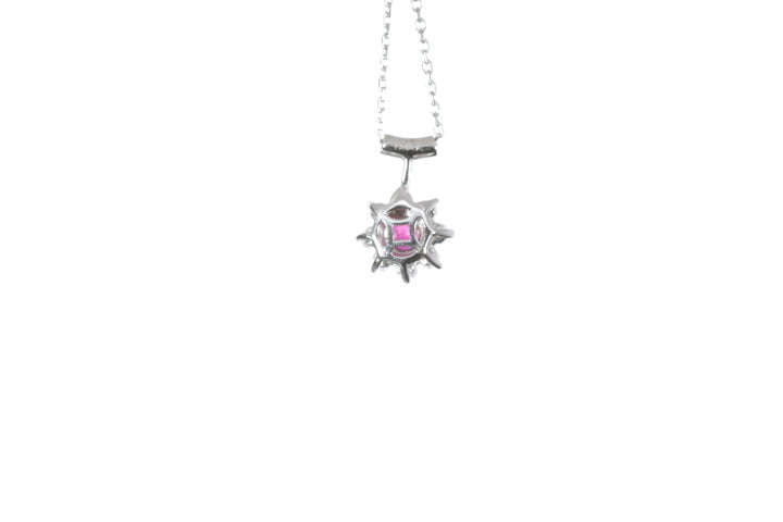 Small Starburst Ruby Pendant