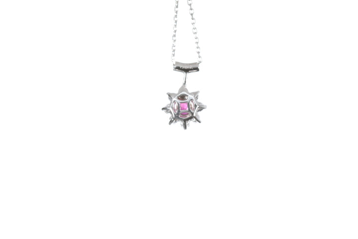 Small Starburst Ruby Pendant