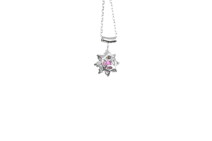 Small Starburst Ruby Pendant