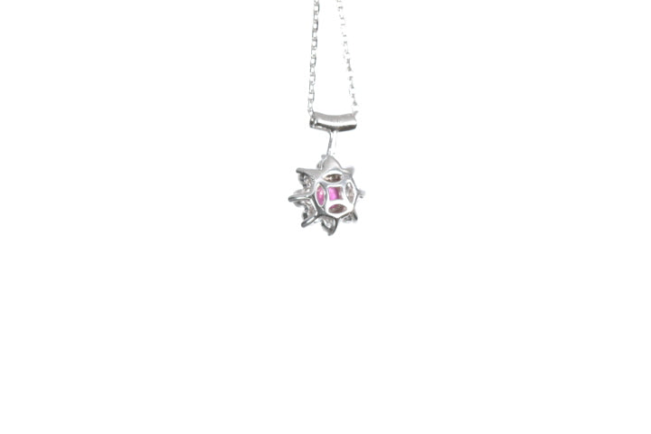 Small Starburst Ruby Pendant