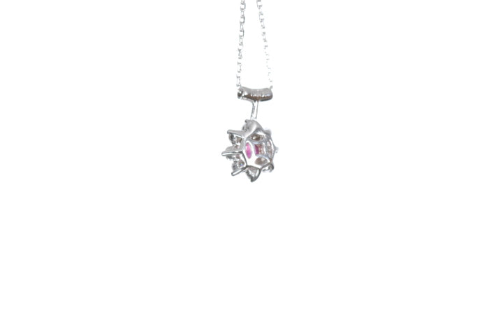 Small Starburst Ruby Pendant