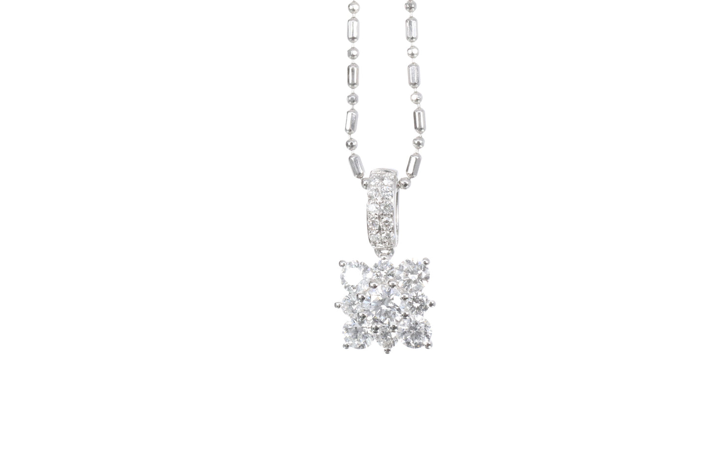 Snowflake Diamond Pendant