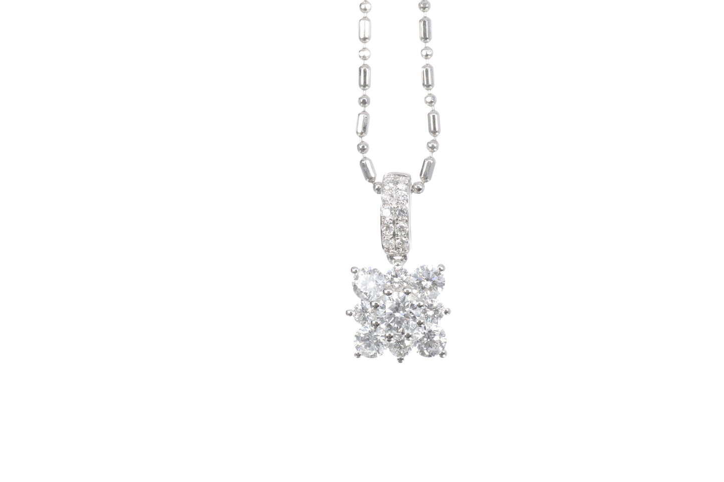 Snowflake Diamond Pendant