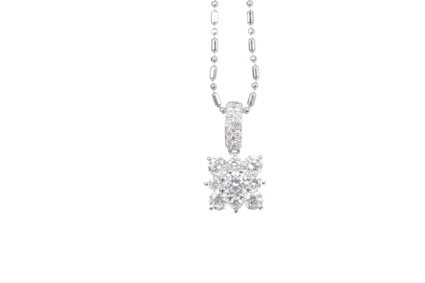 Snowflake Diamond Pendant