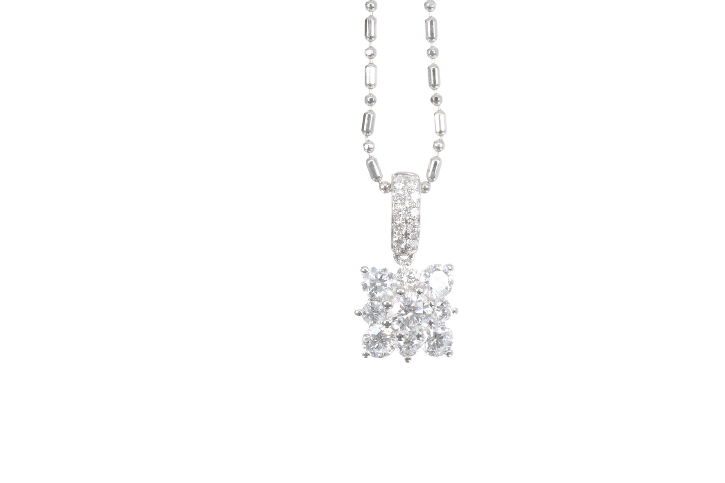 Snowflake Diamond Pendant