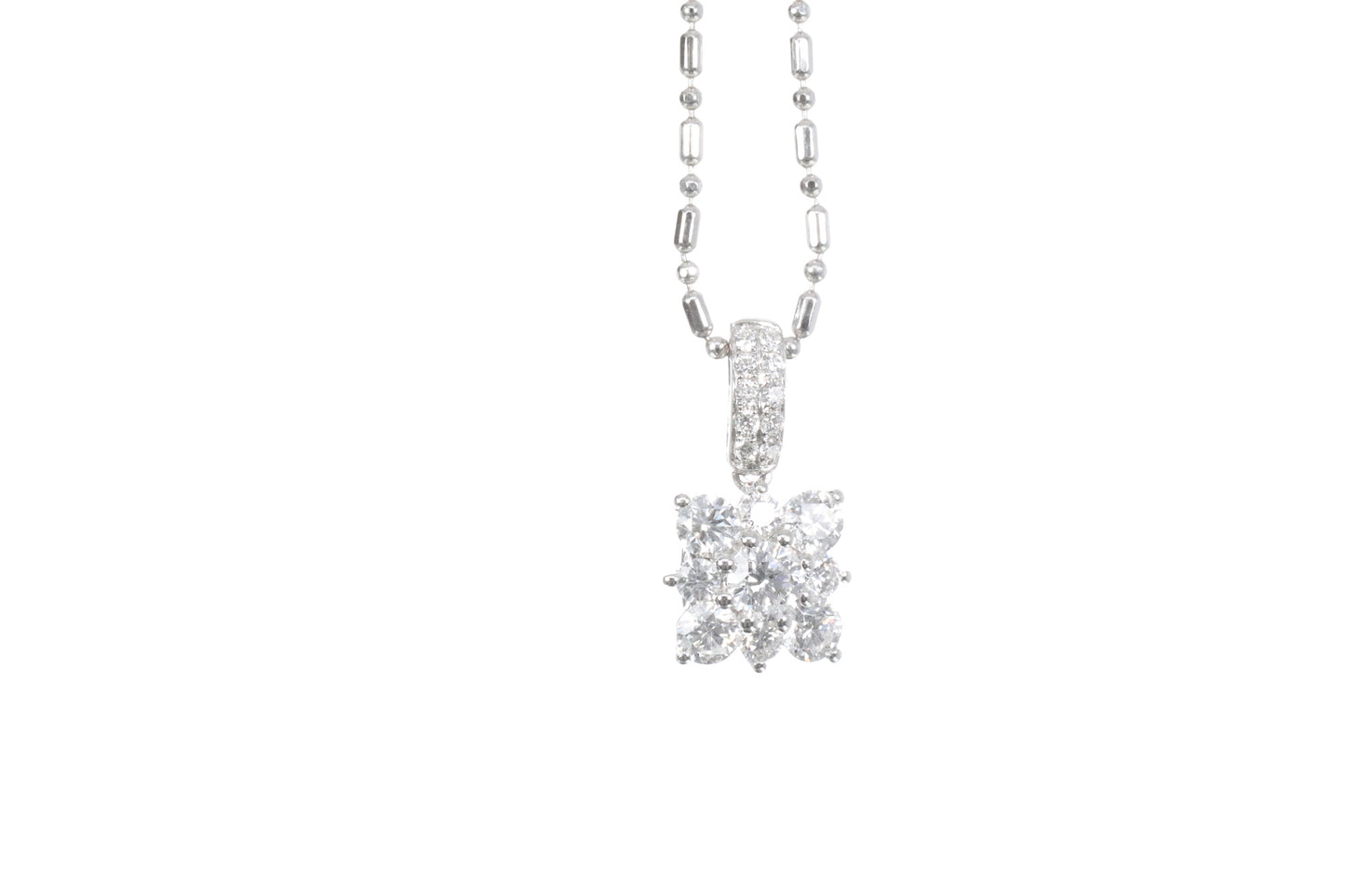 Snowflake Diamond Pendant