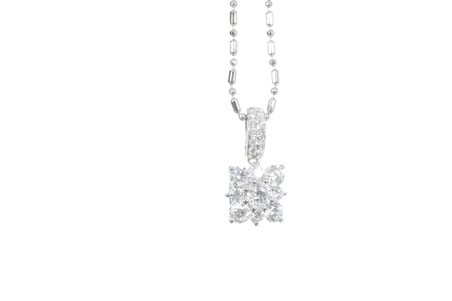 Snowflake Diamond Pendant