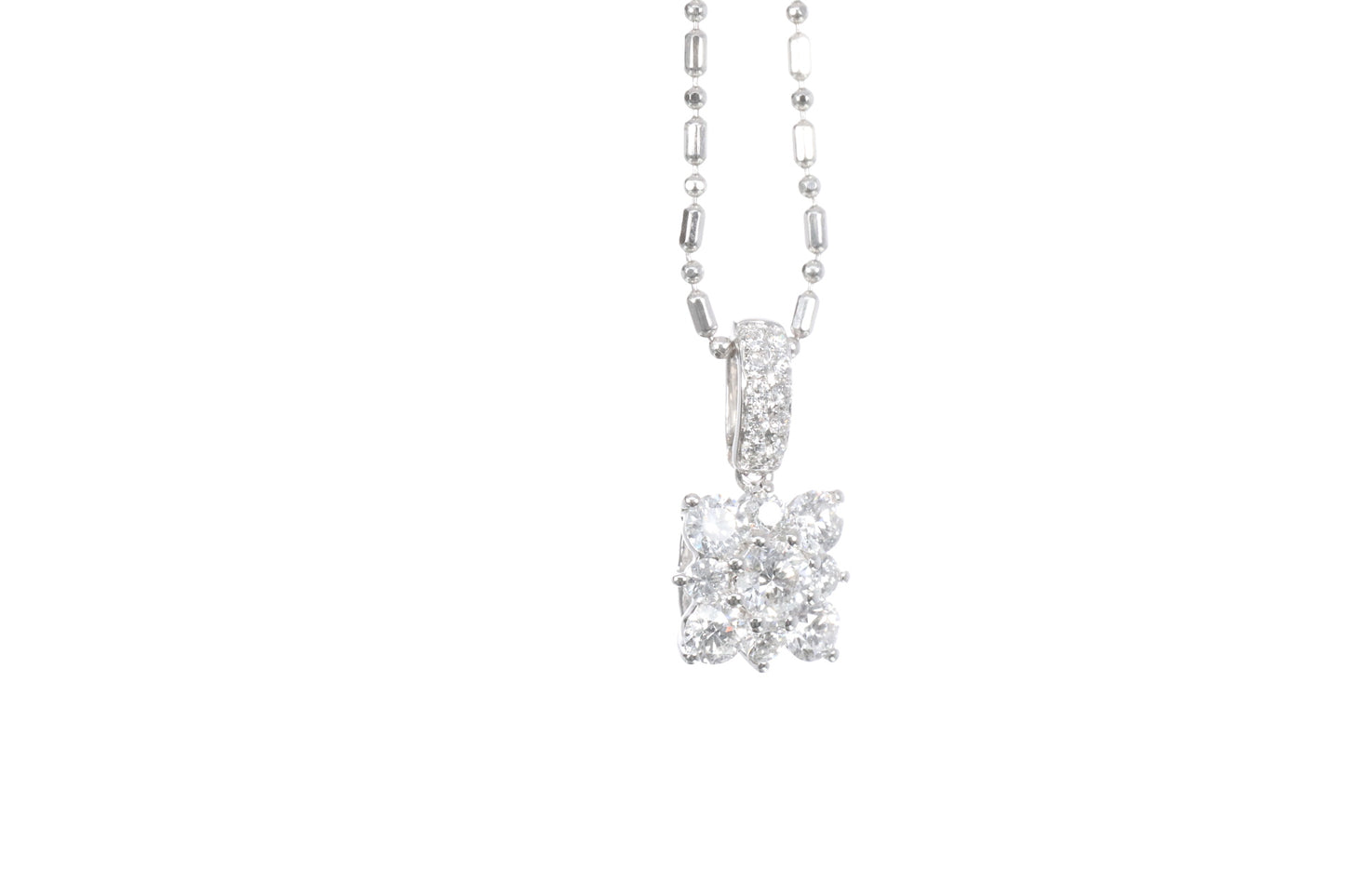 Snowflake Diamond Pendant