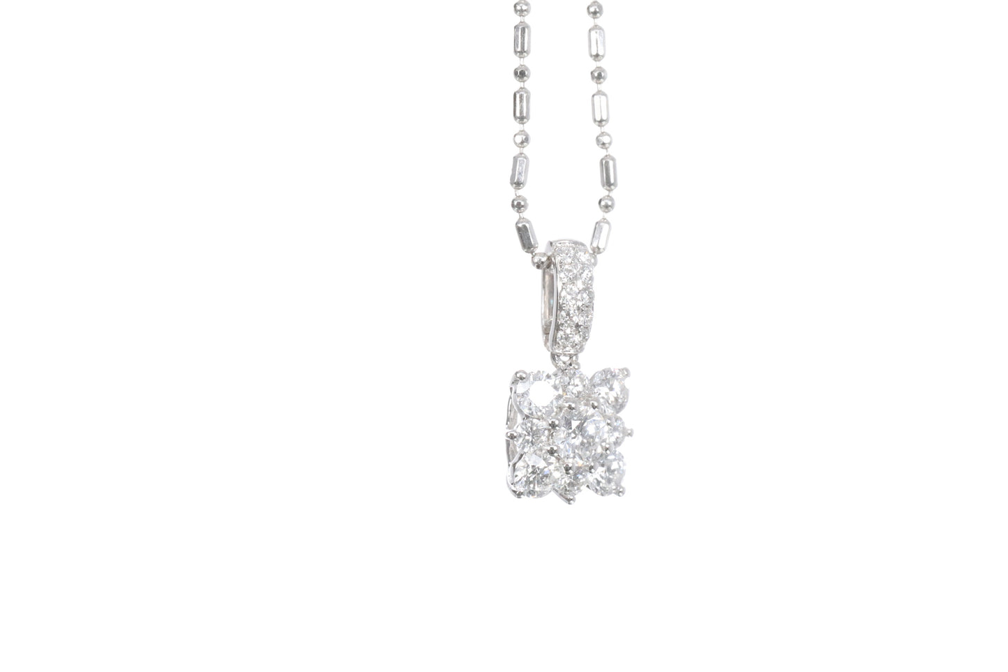 Snowflake Diamond Pendant