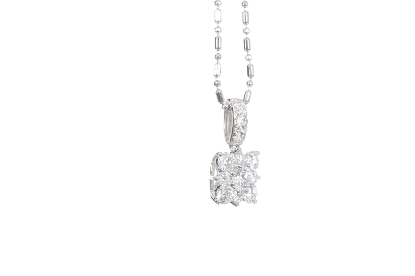 Snowflake Diamond Pendant
