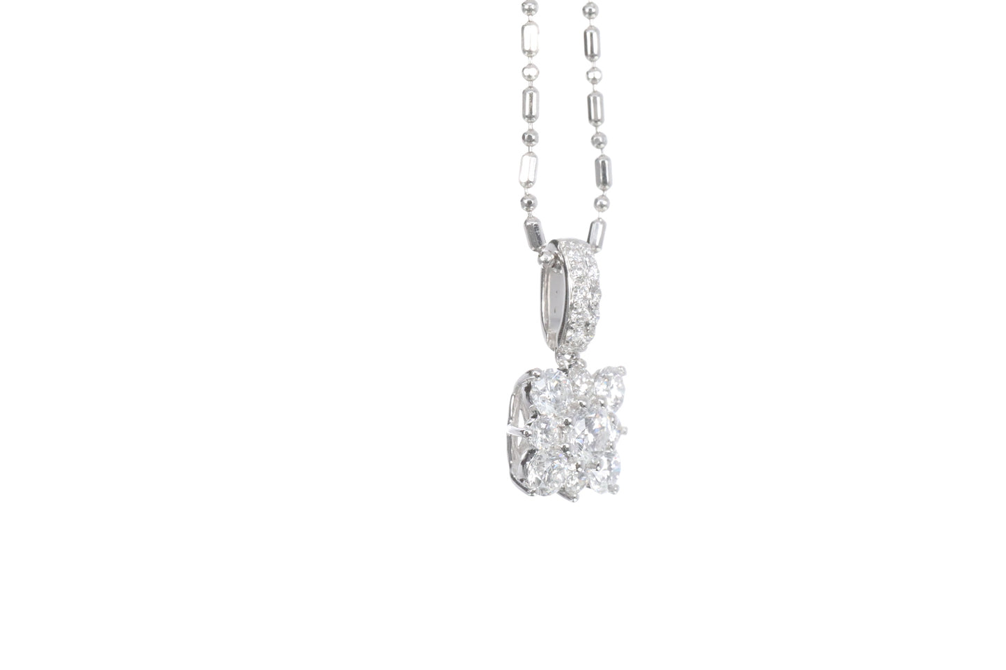 Snowflake Diamond Pendant