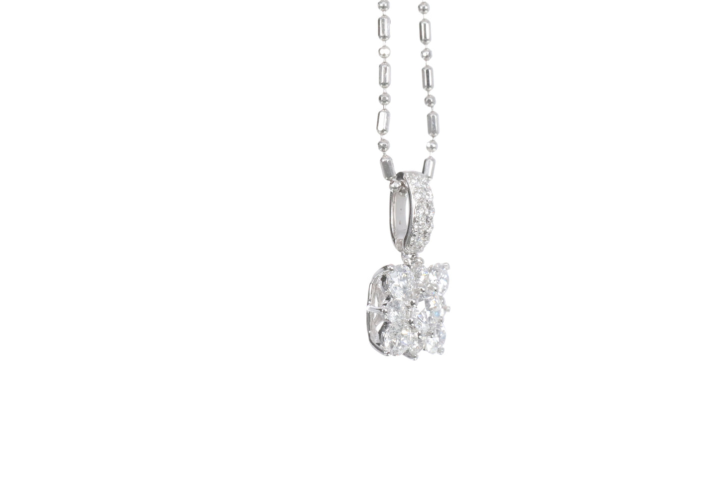 Snowflake Diamond Pendant