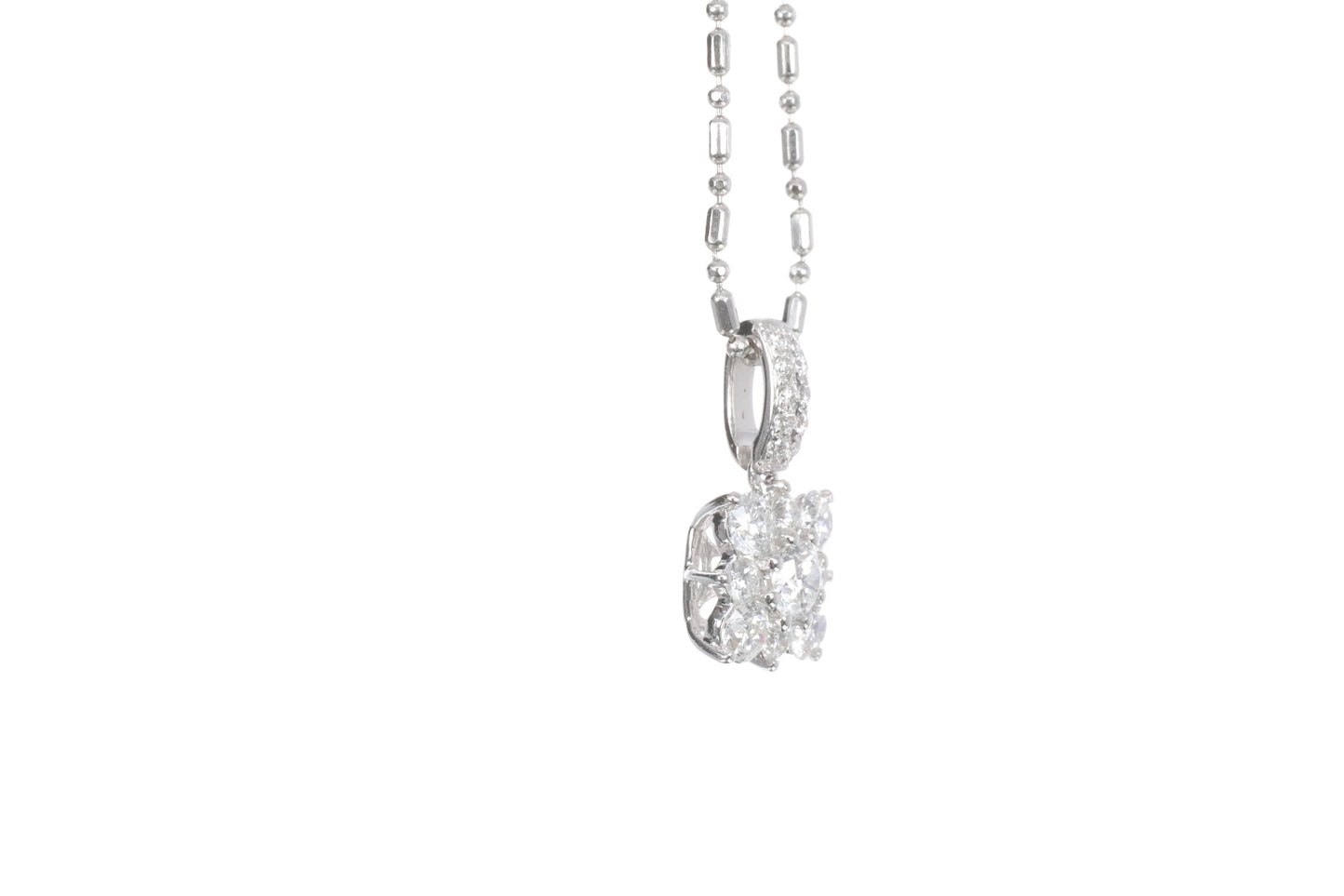 Snowflake Diamond Pendant
