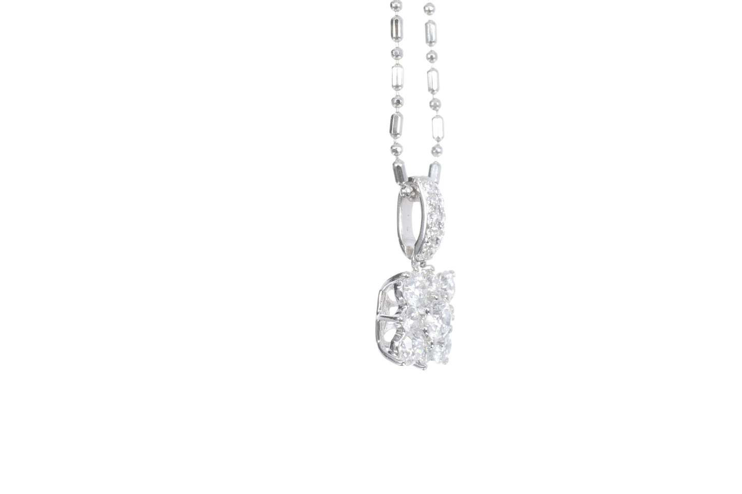 Snowflake Diamond Pendant